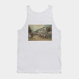 Racing - Grand Stand, Goodwood - Coming in for the Gold Cup by Charles Hunt Tank Top